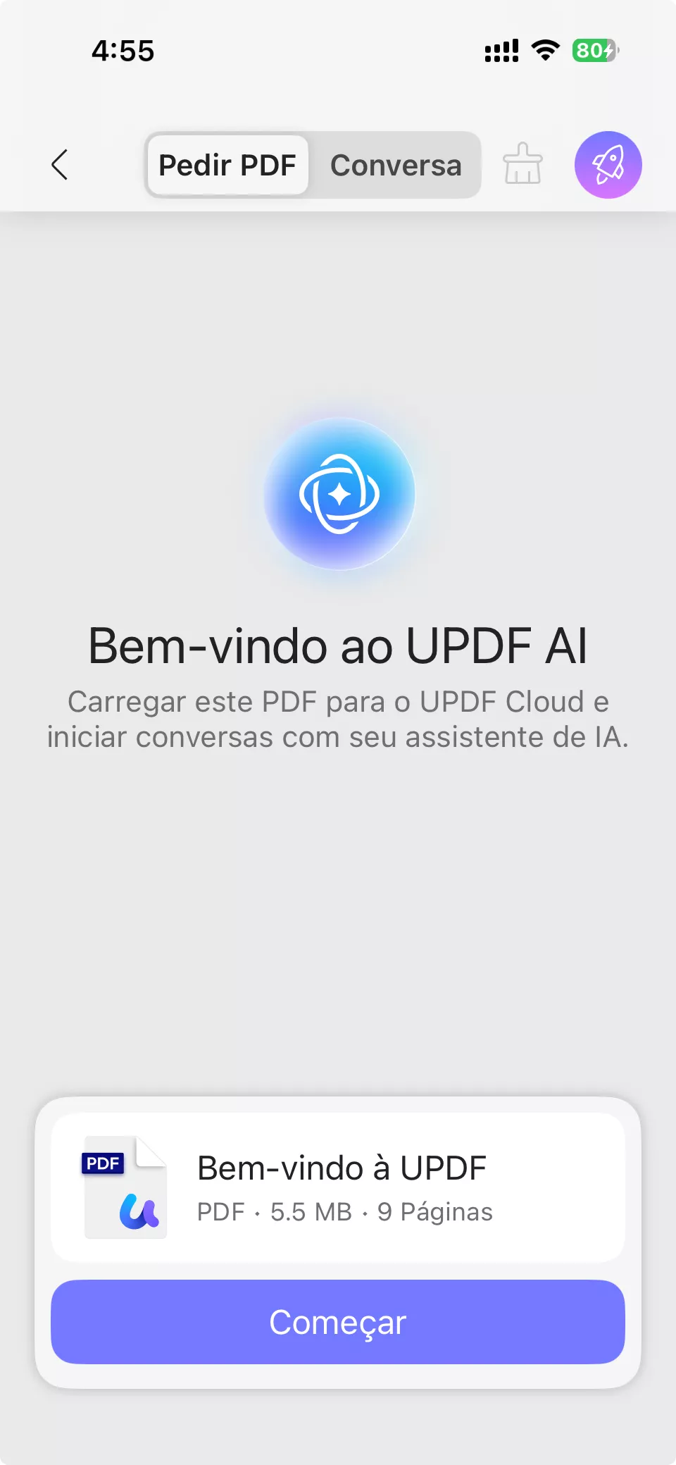 Ferramenta de IA para Conversar com PDF