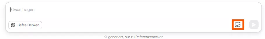 Hochladen eines Bildes in UPDF AI