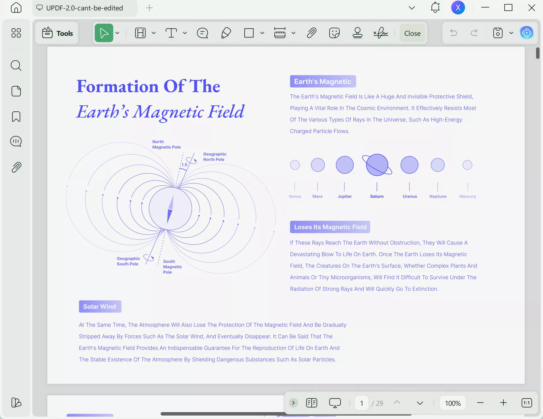 rotate only one page in pdf updf via thumbnail