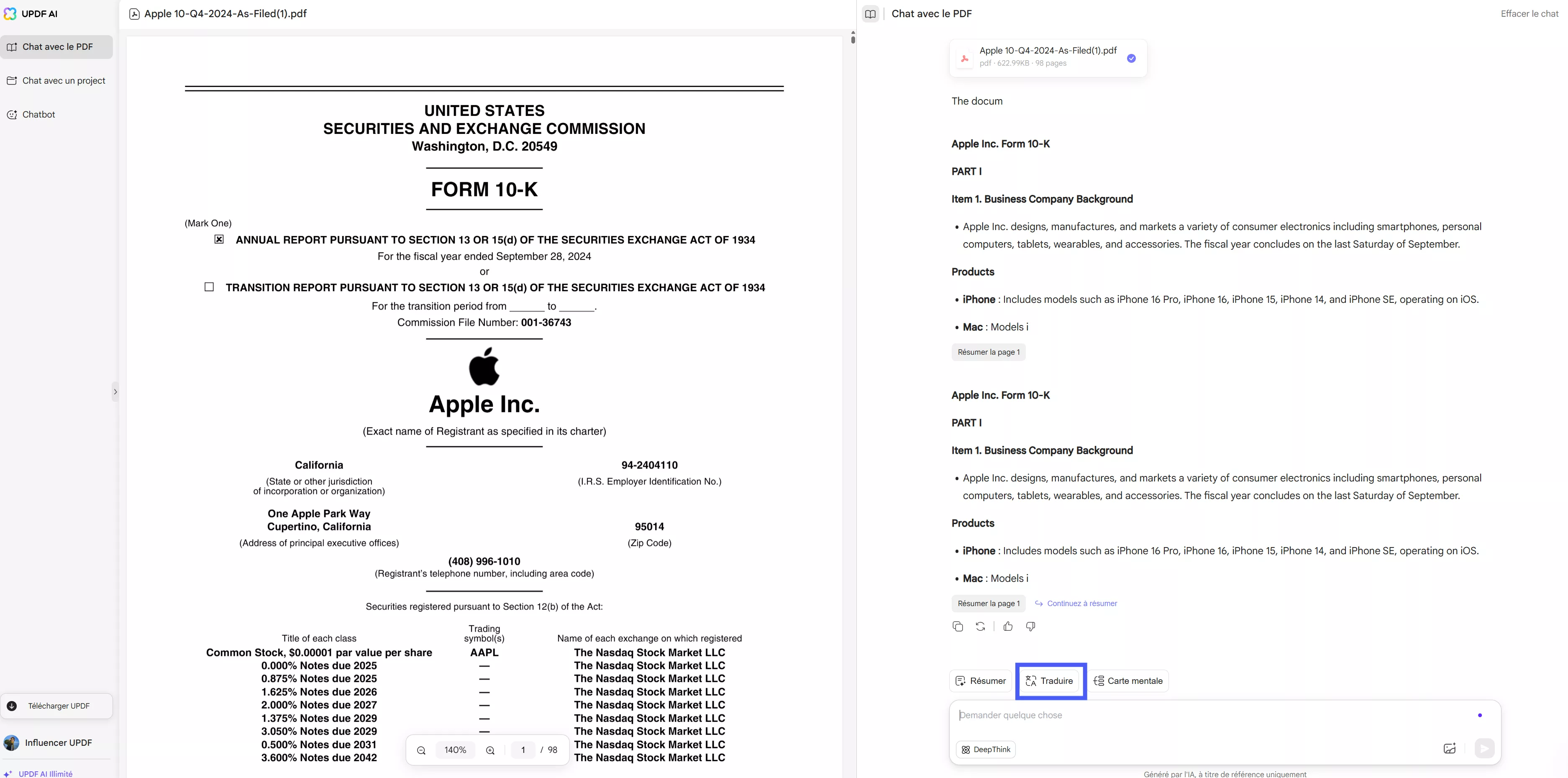 navigate translate option