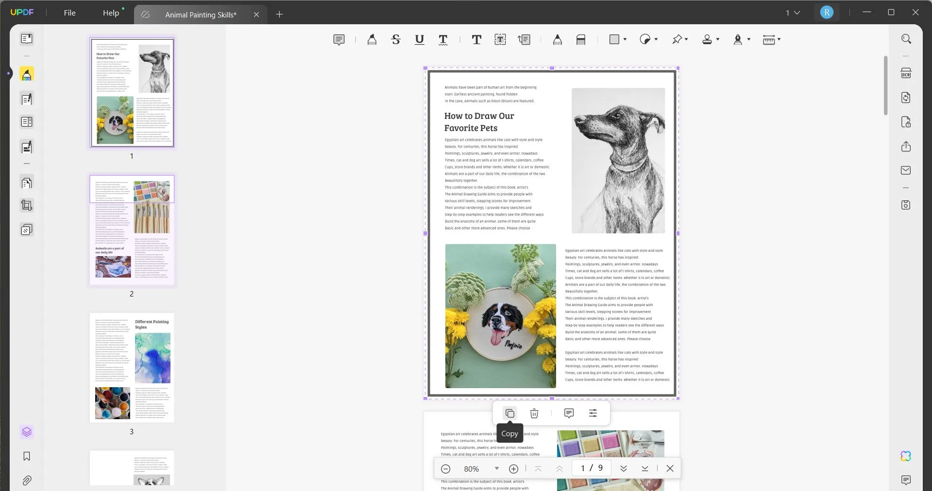 dodaj obramowanie do pliku pdf dodaj obramowanie wokół strony pdf updf