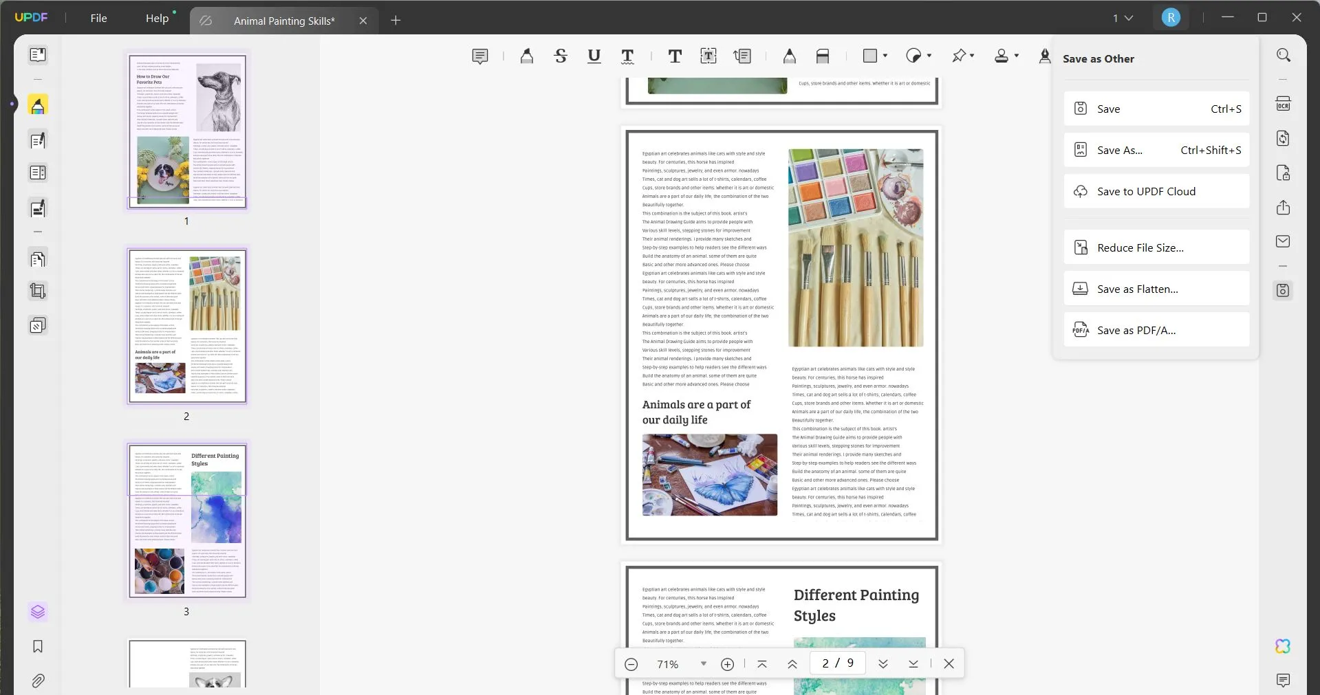 dodaj obramowanie do pliku pdf dodaj obramowanie wokół strony pdf updf