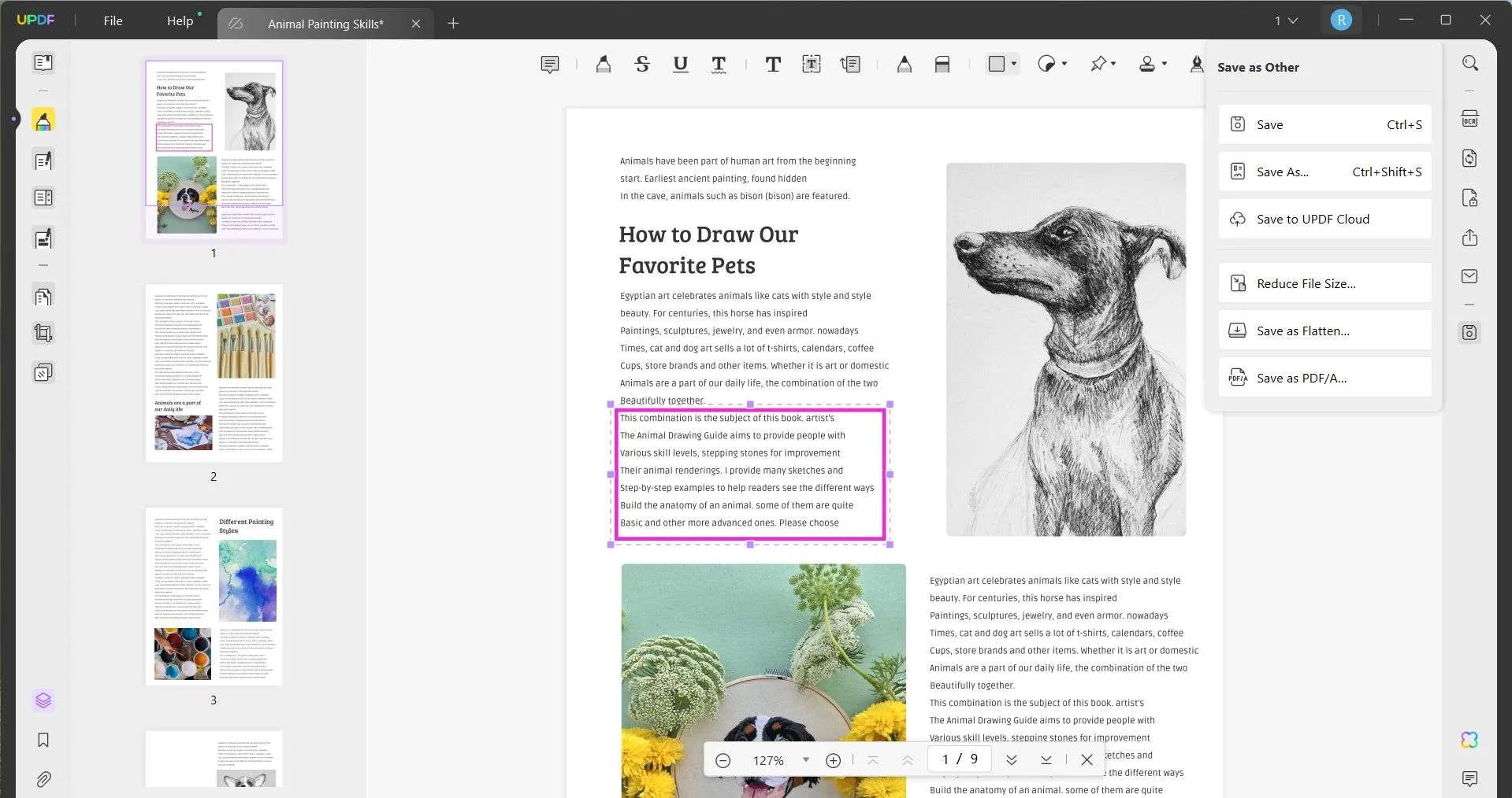 dodaj obramowanie do pliku pdf dodaj obramowanie wokół tekstu pliku pdf updf
