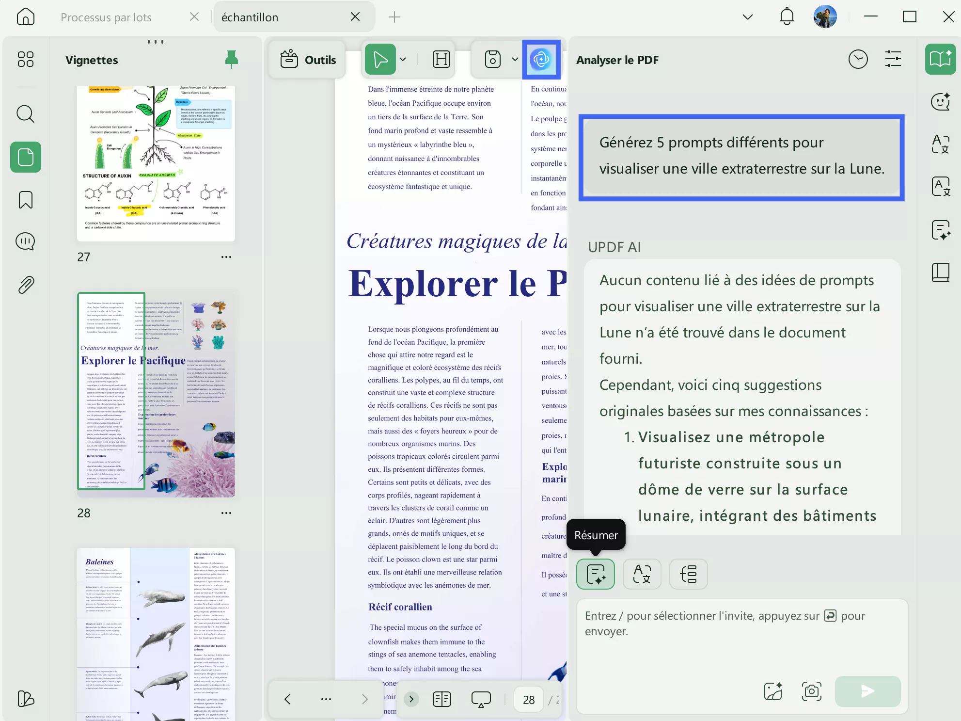 discuter avec UPDF AI