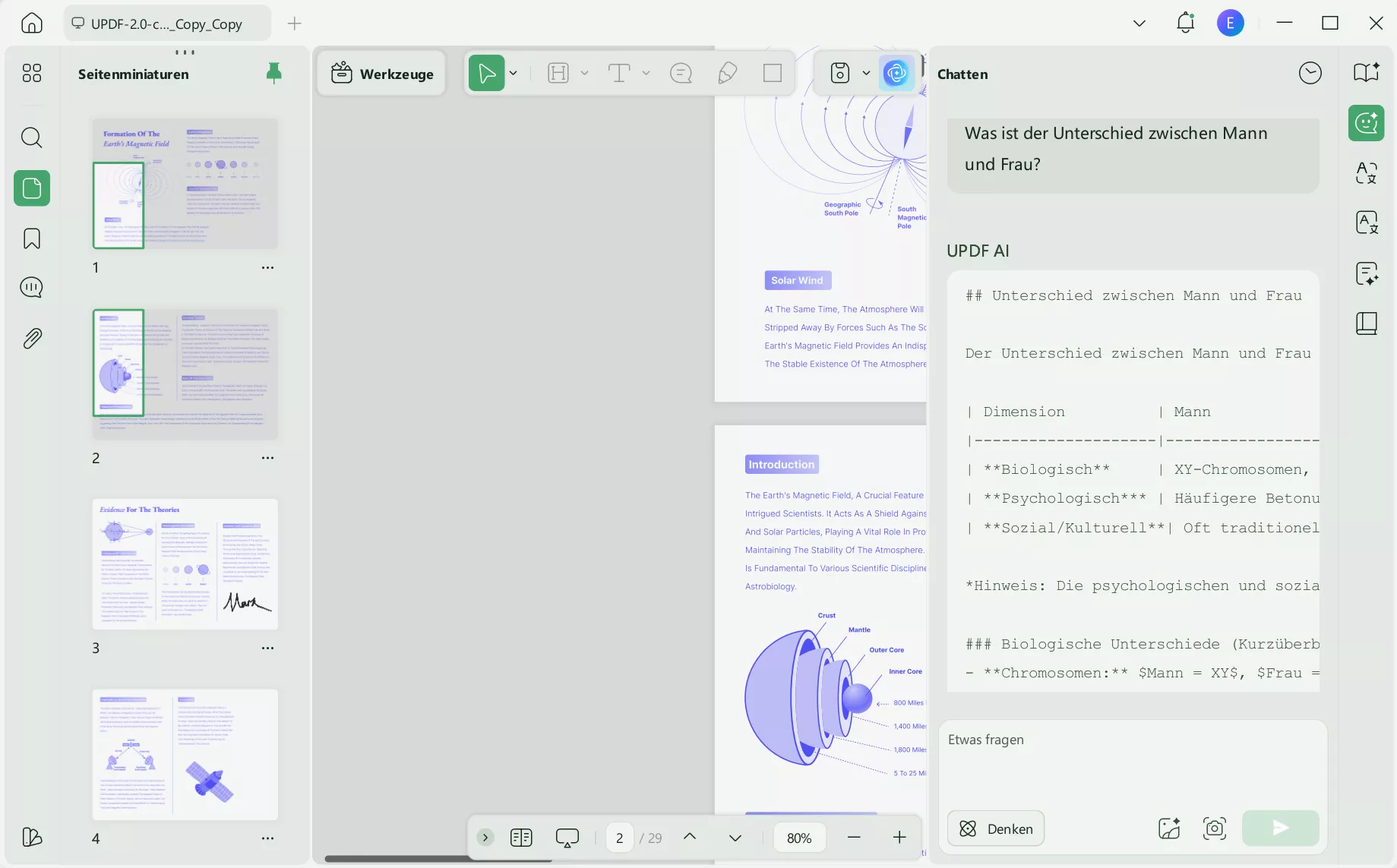 Brainstorming und Gliederung