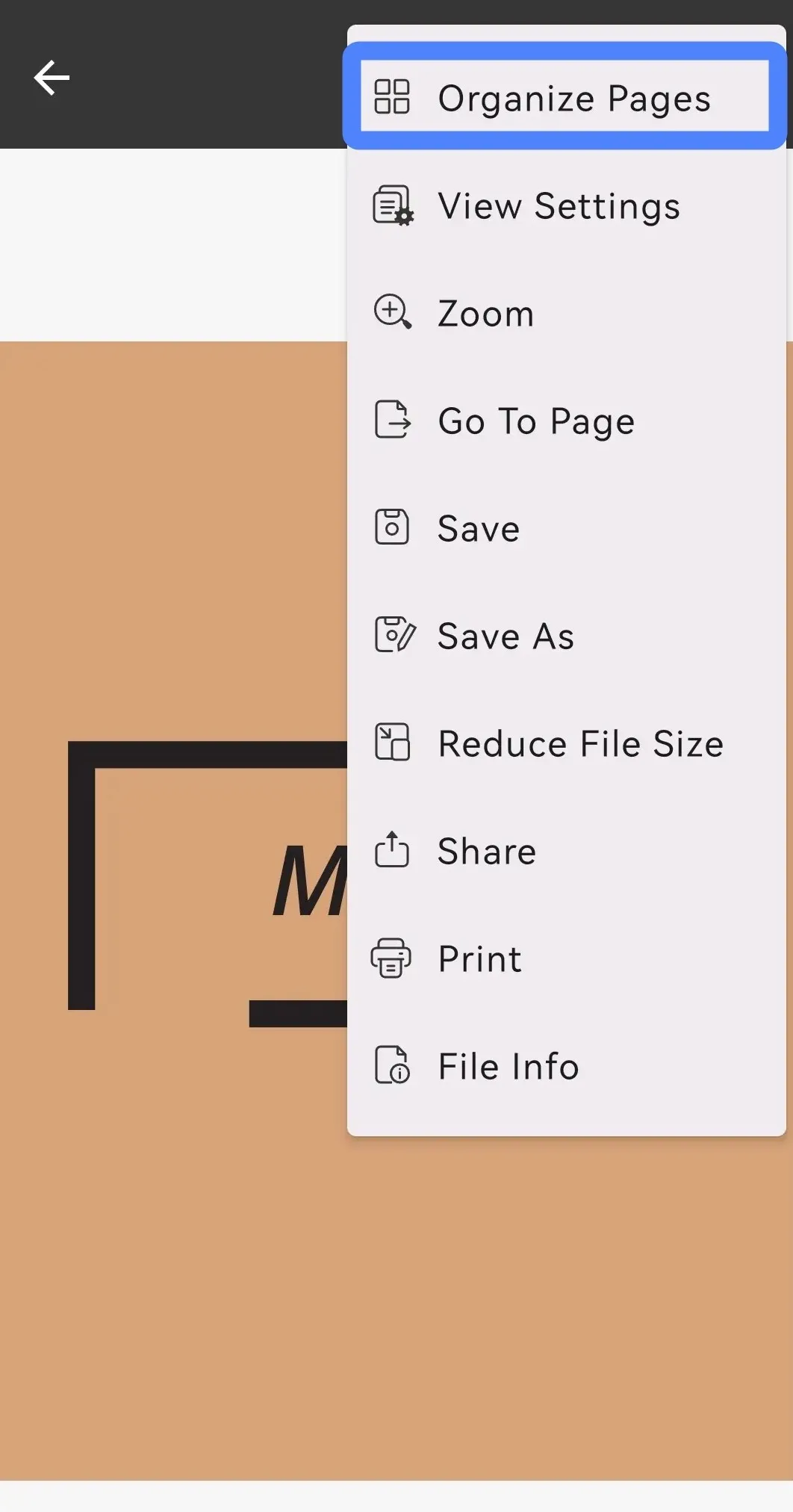 Seiten aus PDF löschen Android UPDF