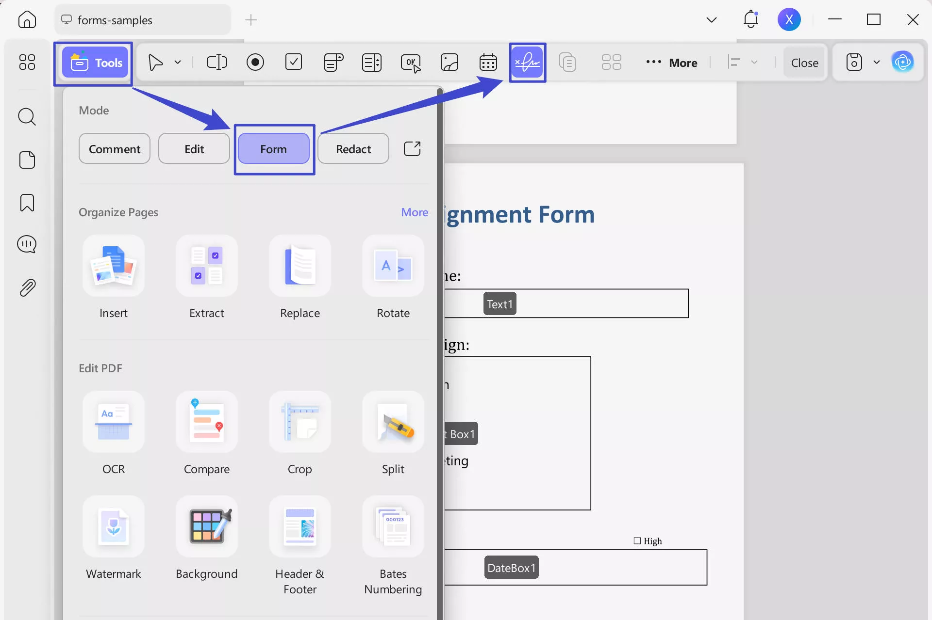 cannot sign pdf switch to updf