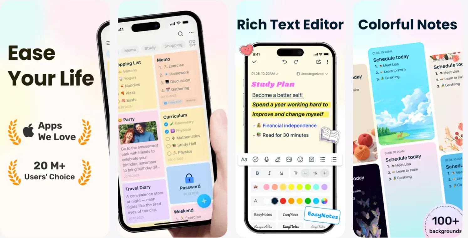 easy notes app store