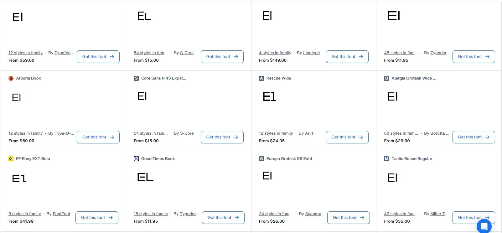 스크린샷과 MyFonts를 통해 PDF에서 폰트 추출