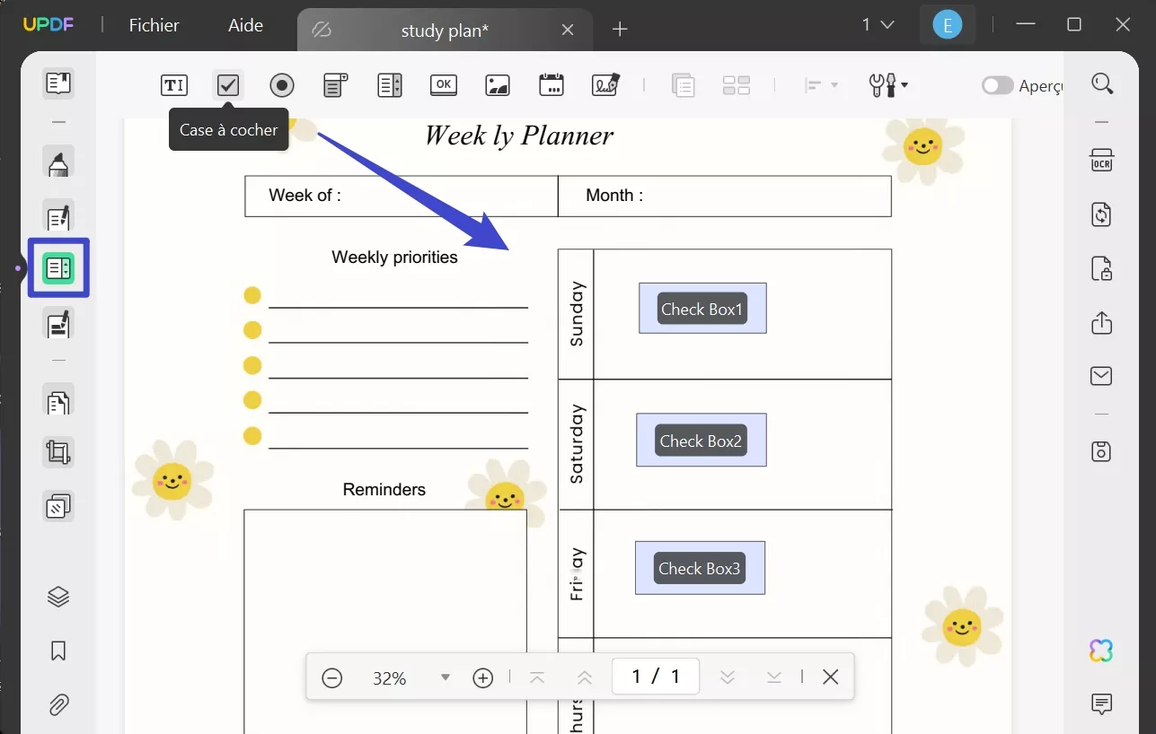 insérer une case à cocher dans excel