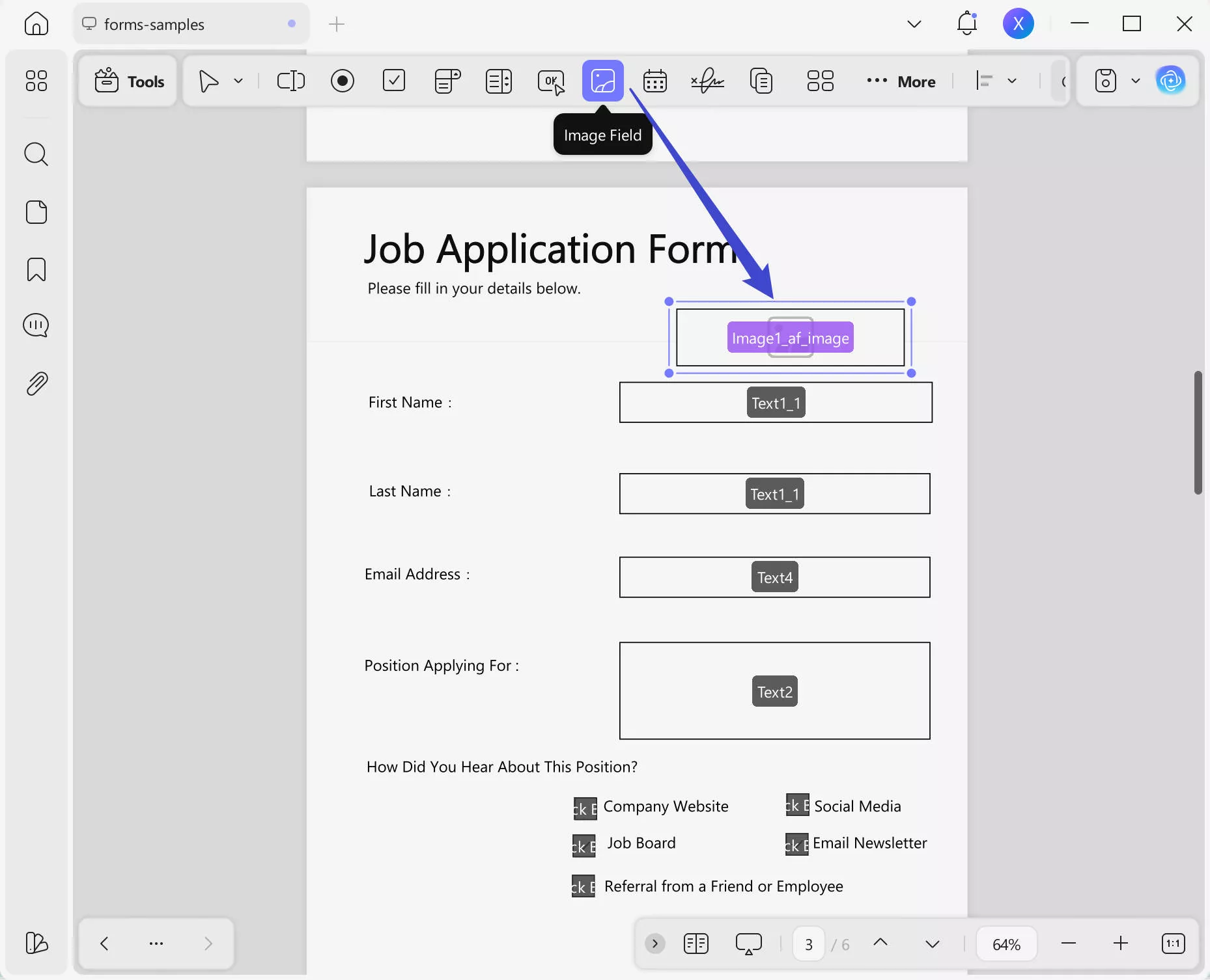 add signature field to pdf add image siganture