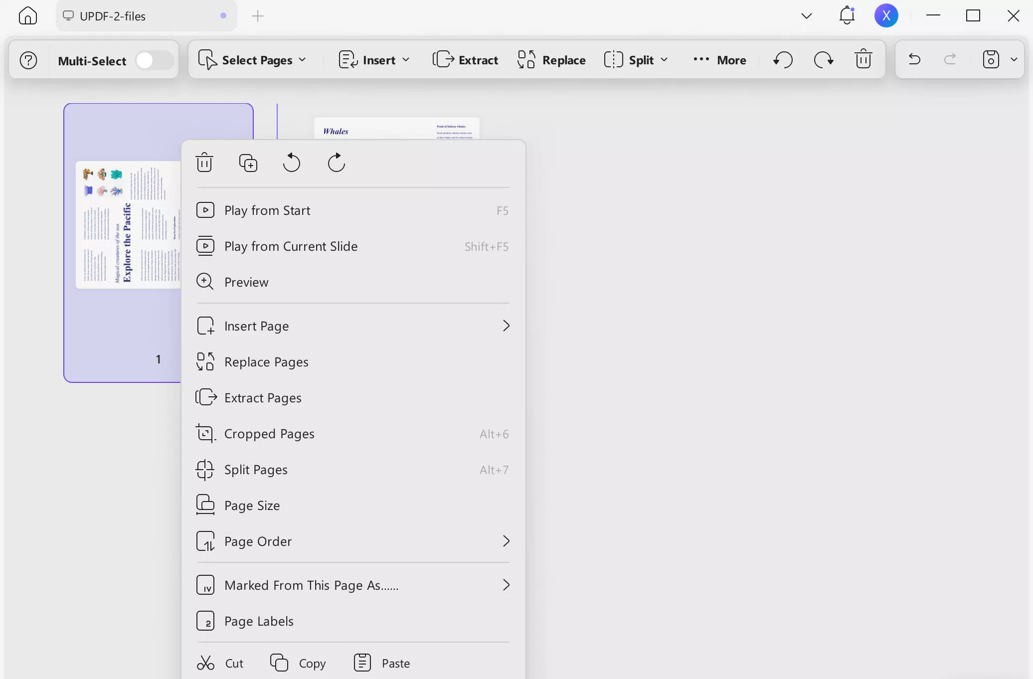 how to rotate a pdf in google drive select pages