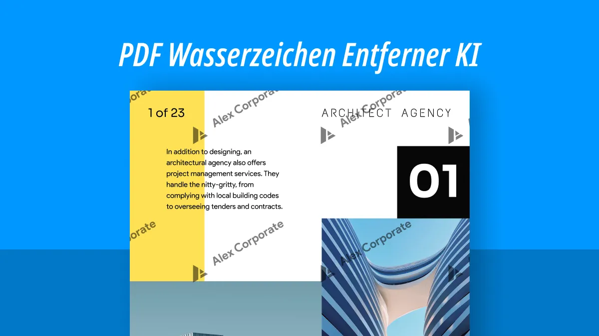 PDF Wasserzeichen Entferner mit AI: 3 Top-Tools für 2024