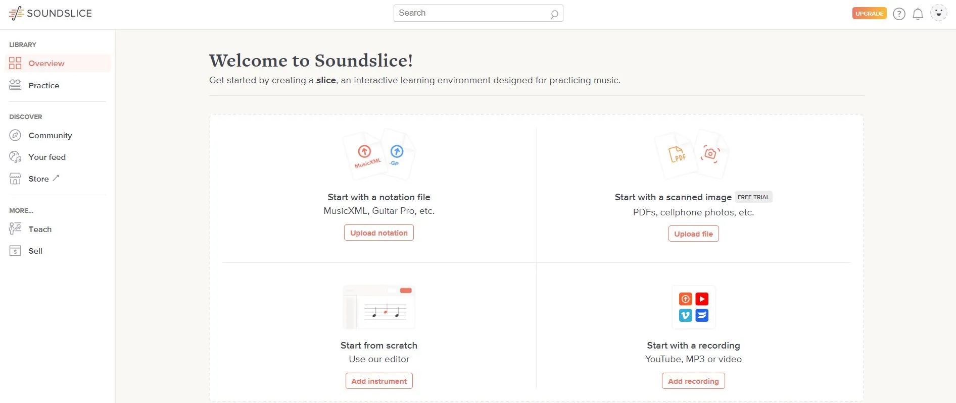 play sheet music from pdf soundslice