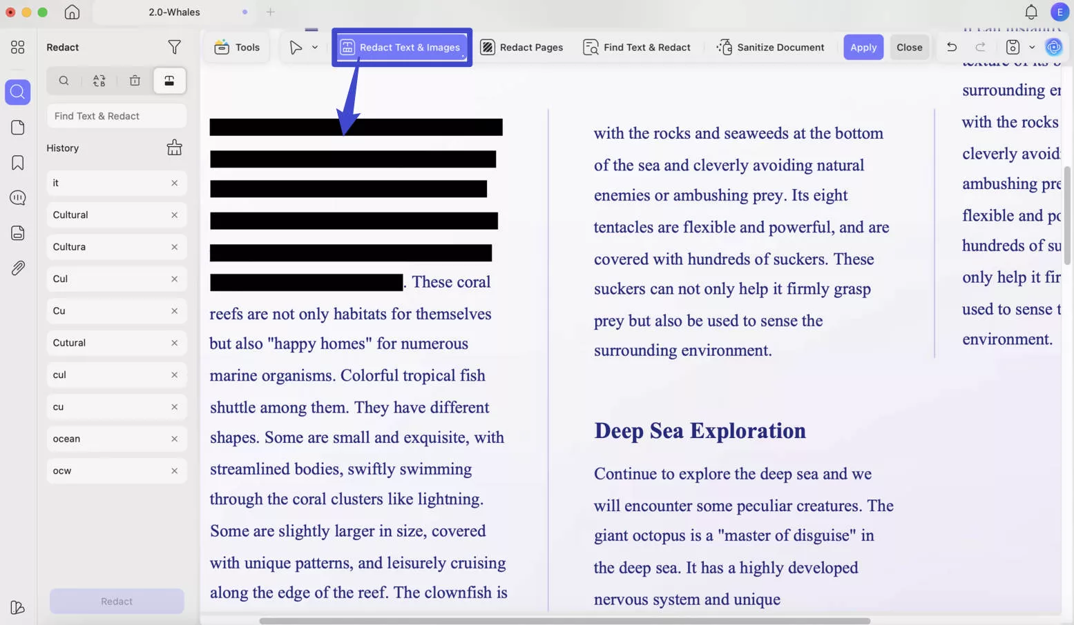 how to redact in preview mark for redaction