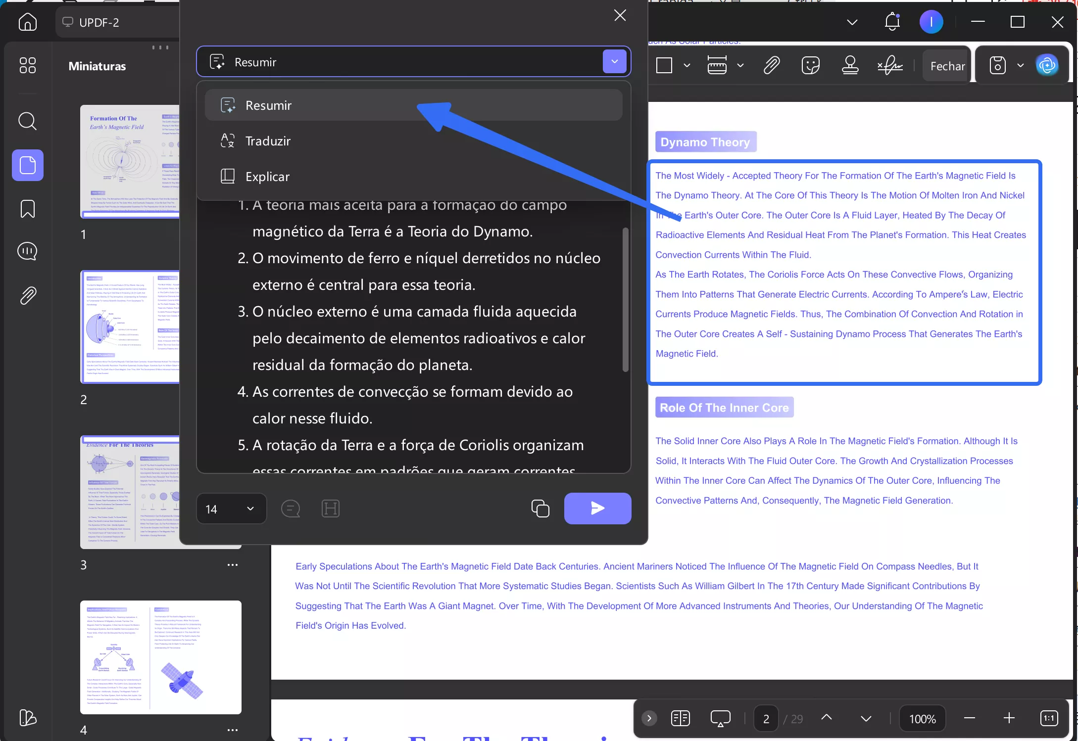 chatgpt para resumir textos
