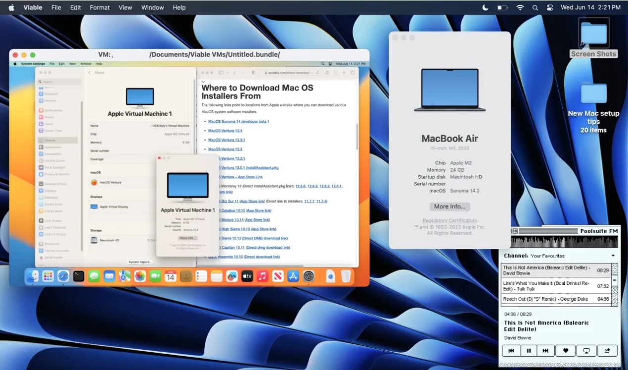 Windows에서 Mac 프로그램 실행 가상 시스템