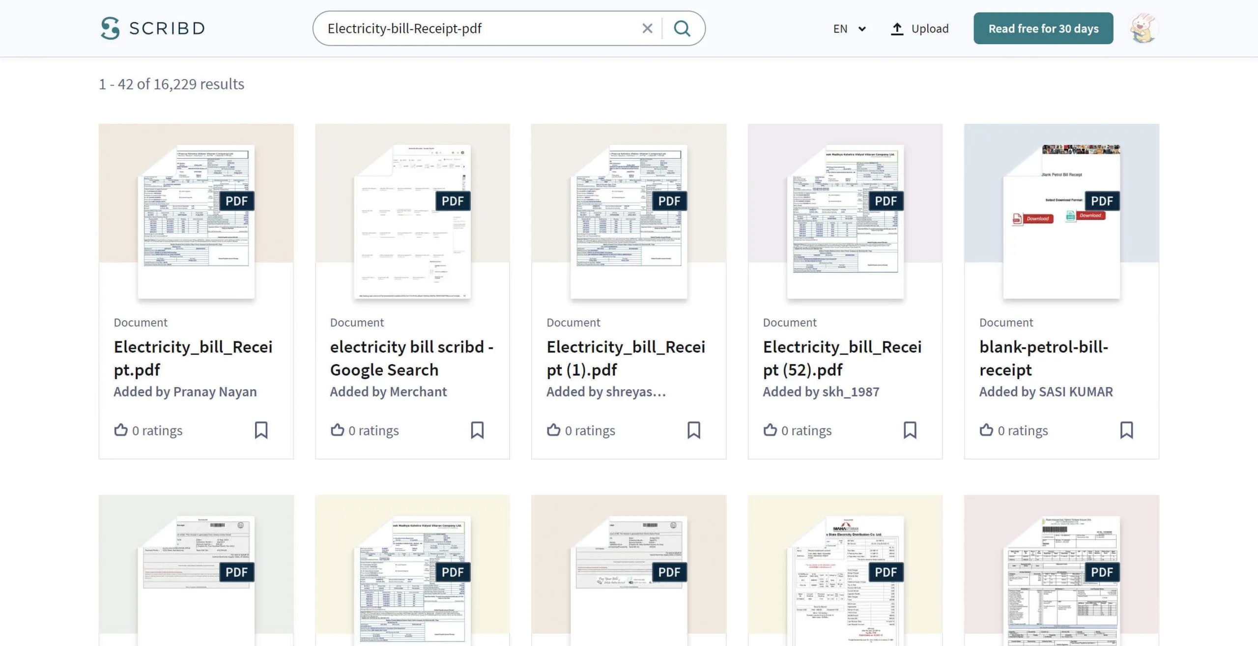 electricity bill receipt pdf scribd