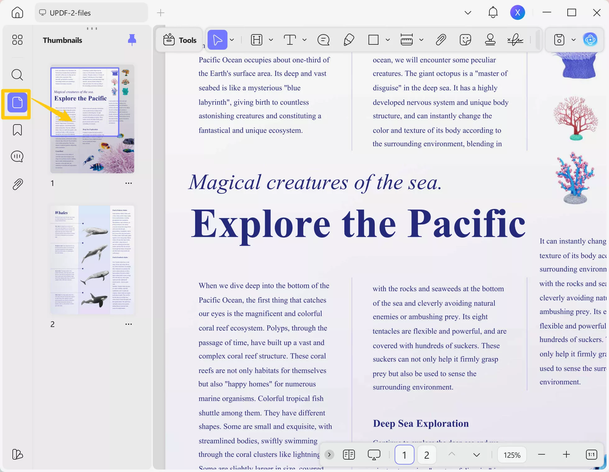 how to rotate a pdf in google drive select page