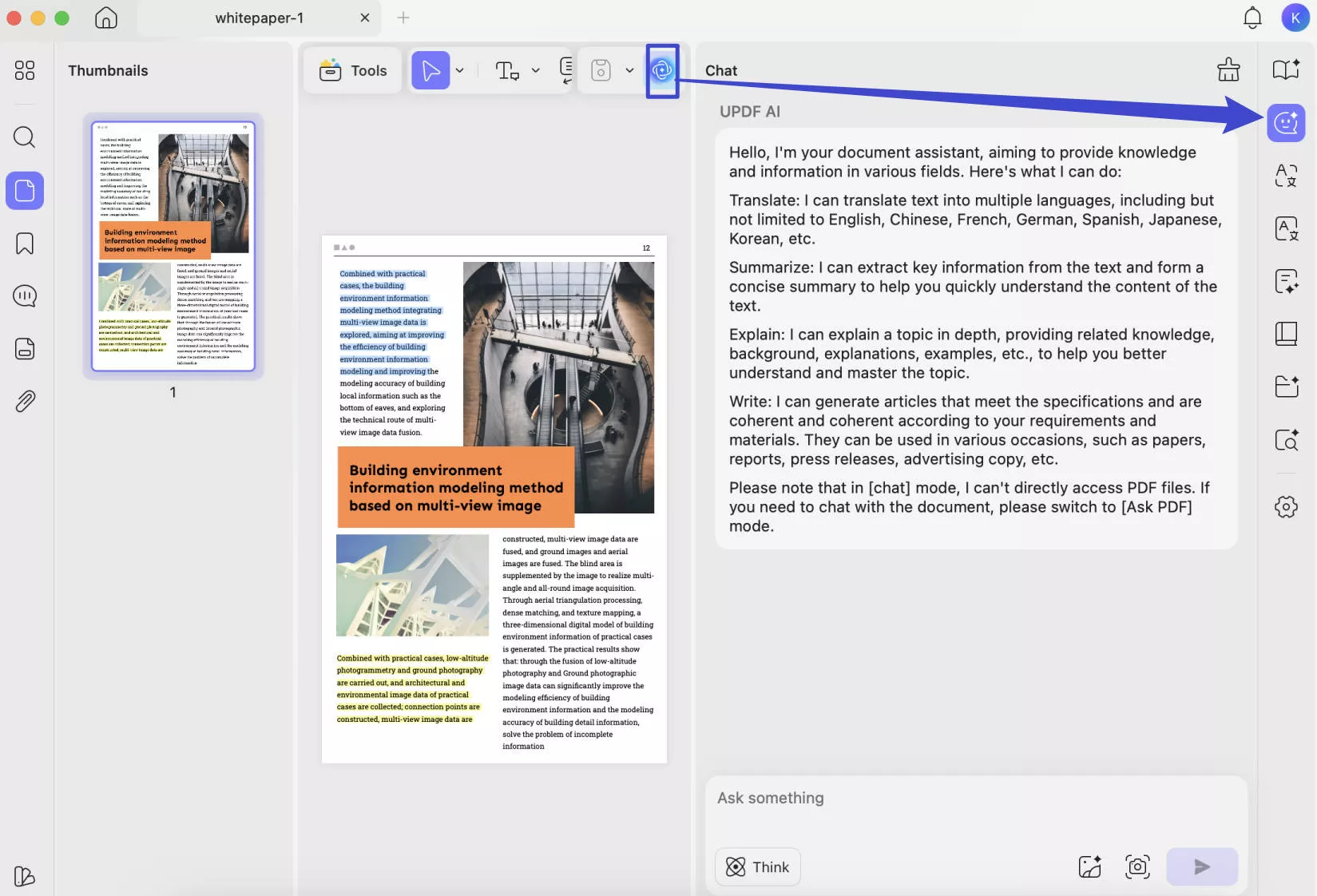 translate english to gujarati pdf updf ai