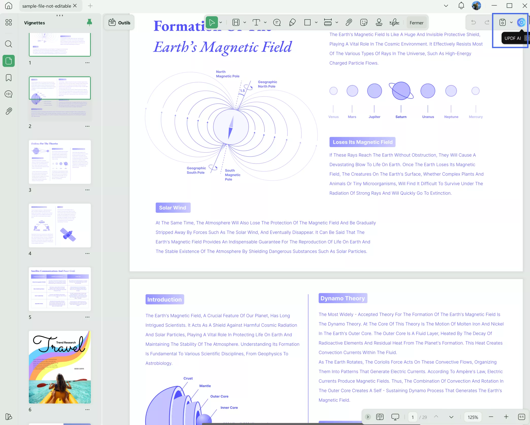 cliquez sur le bouton ai