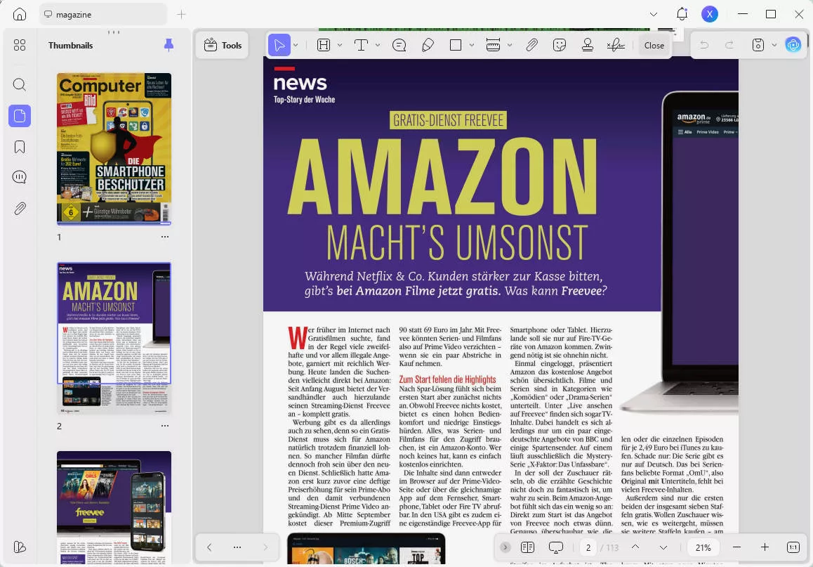 read pdf on kobo updf ai reading