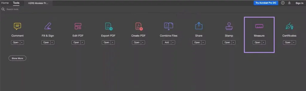 adobe acrobat measure tool adobe