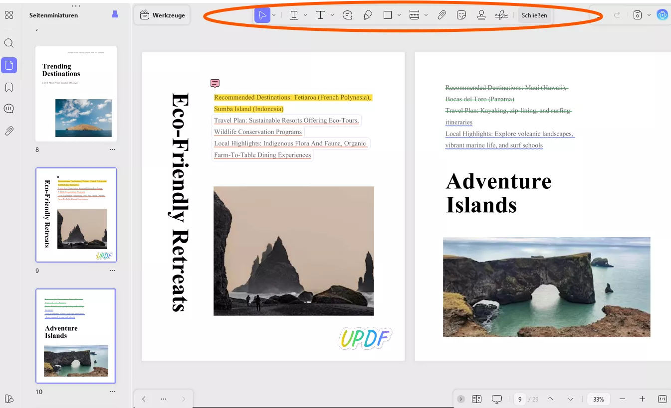 PDF-Magazin herunterladen UPDF bearbeiten