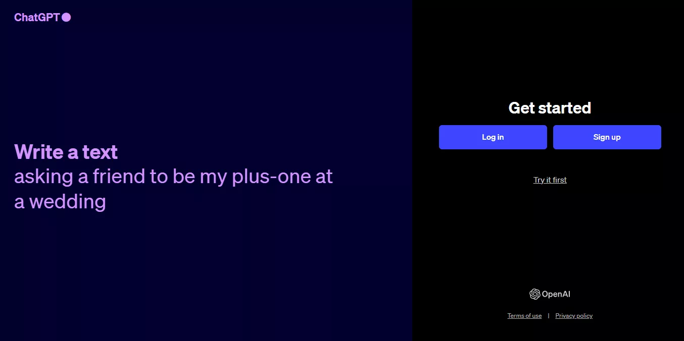 KI-Generator für Empfehlungsschreiben ChatGPT-Website-Schnittstelle