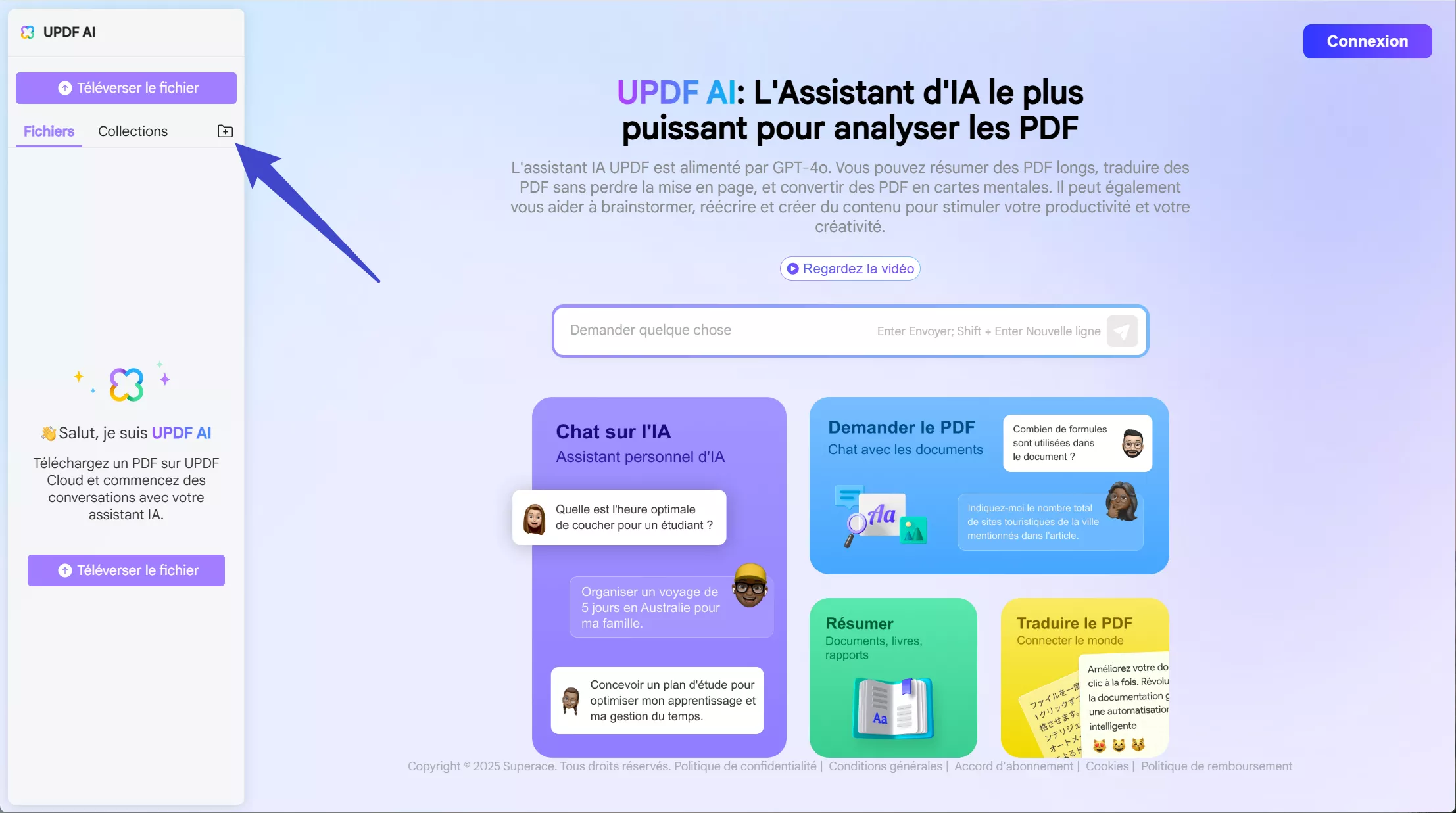 analyser pdf avec updf ai