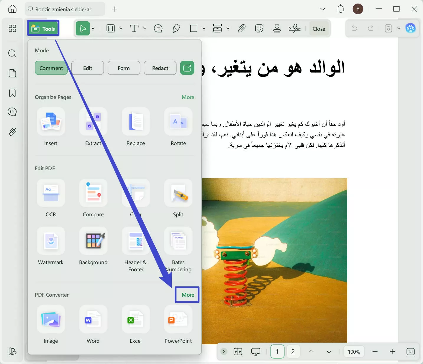 more for conversion updf windows