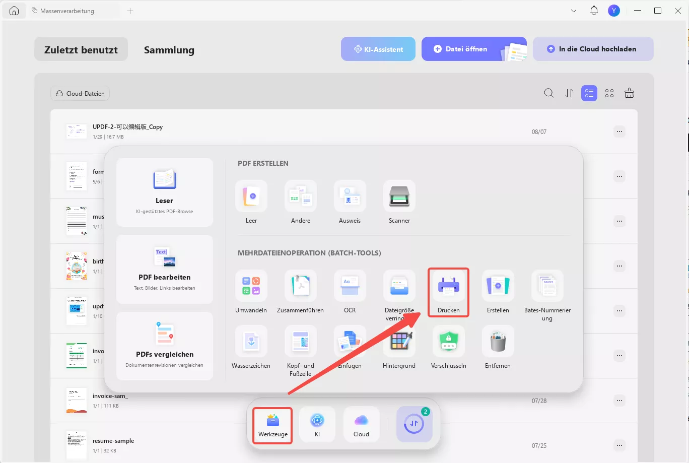 A4-PDF in A5 drucken