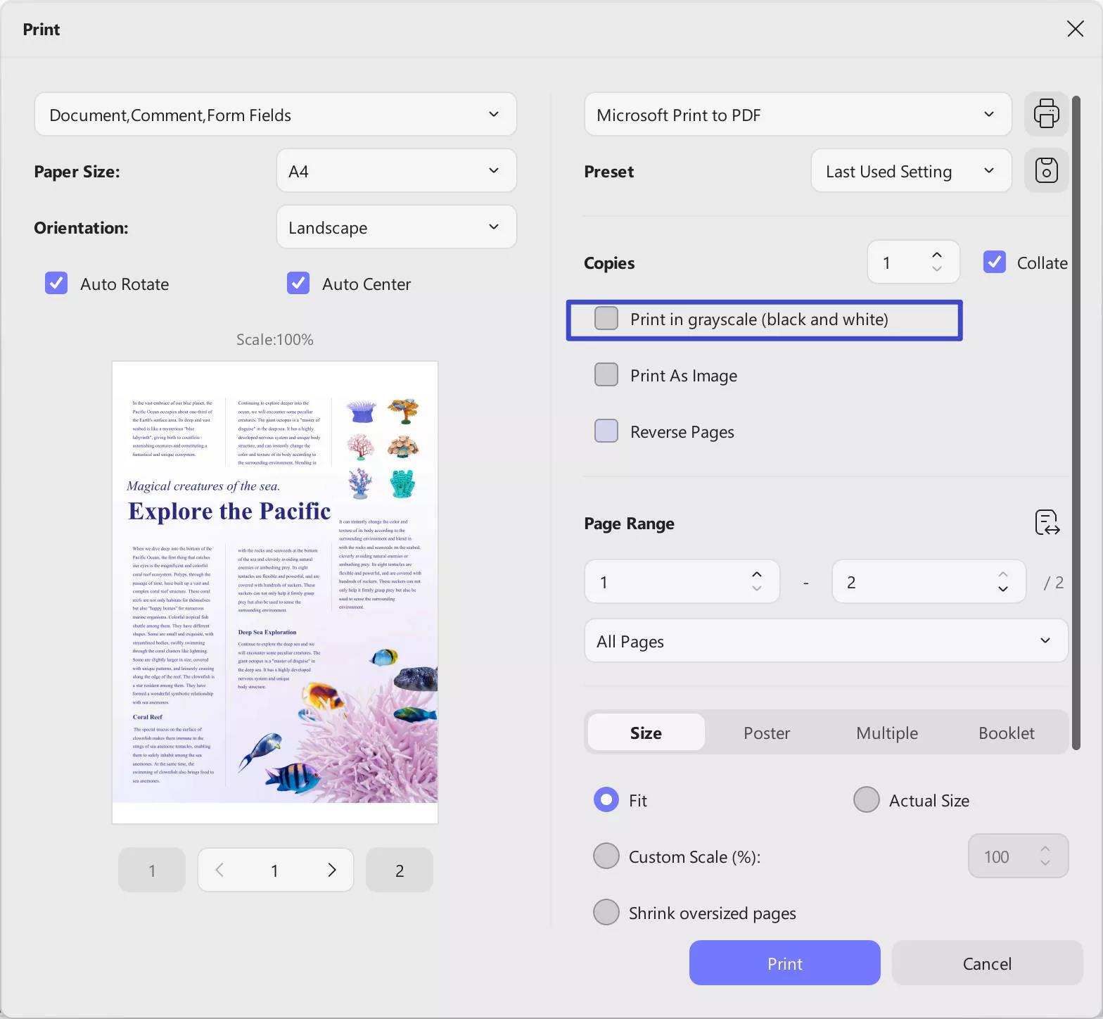 print pdf in color updf print