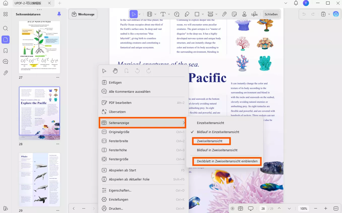 mit UPDF zu lesen und Notizen zu machen