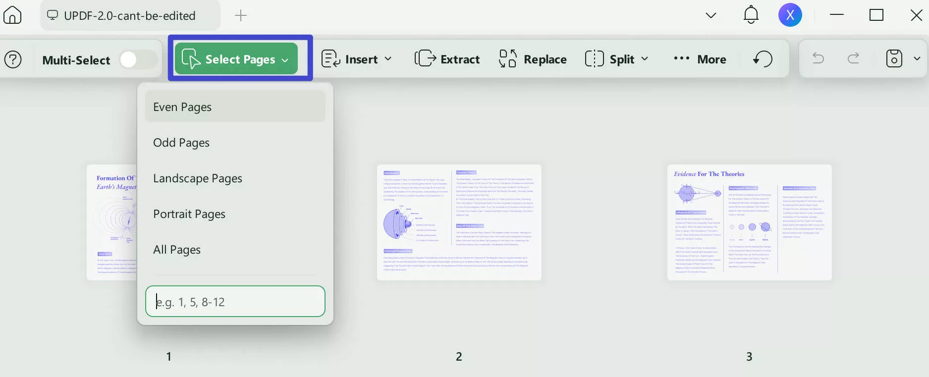how do i split a word document into- multiple pdfs select