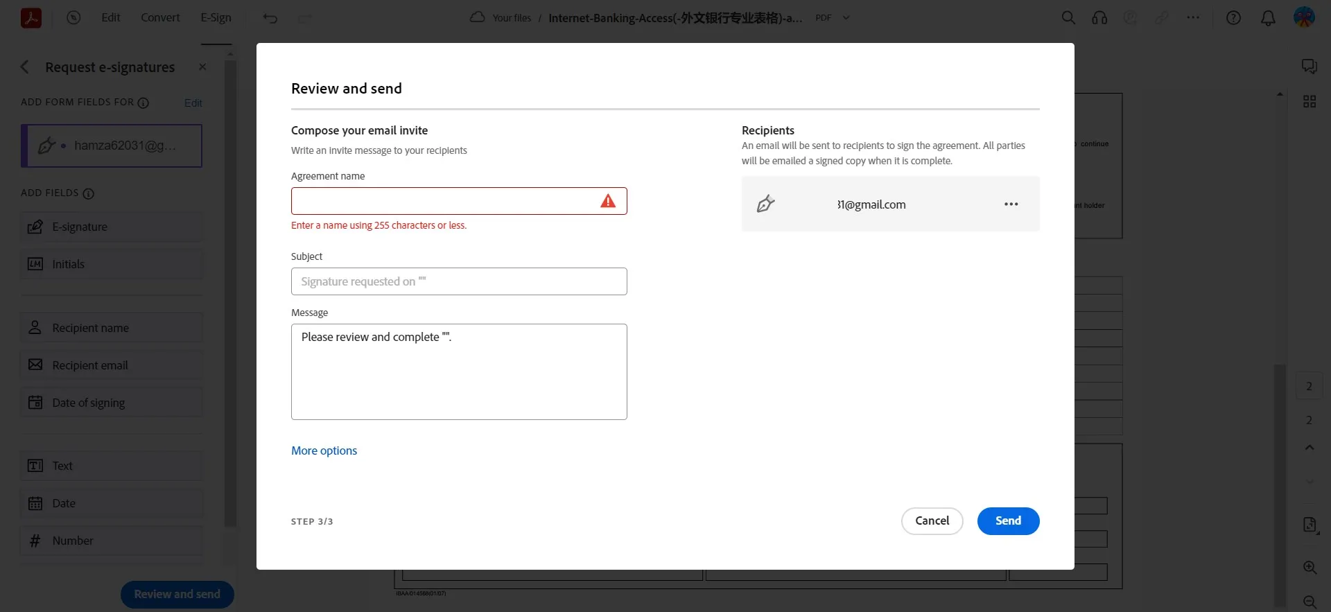send pdf for signature adobe