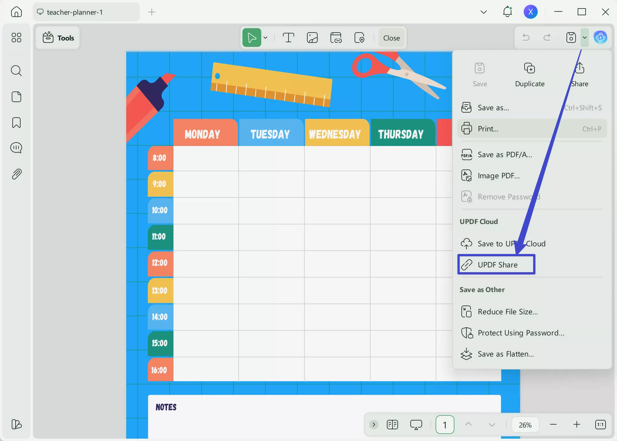 teacher planner share updf