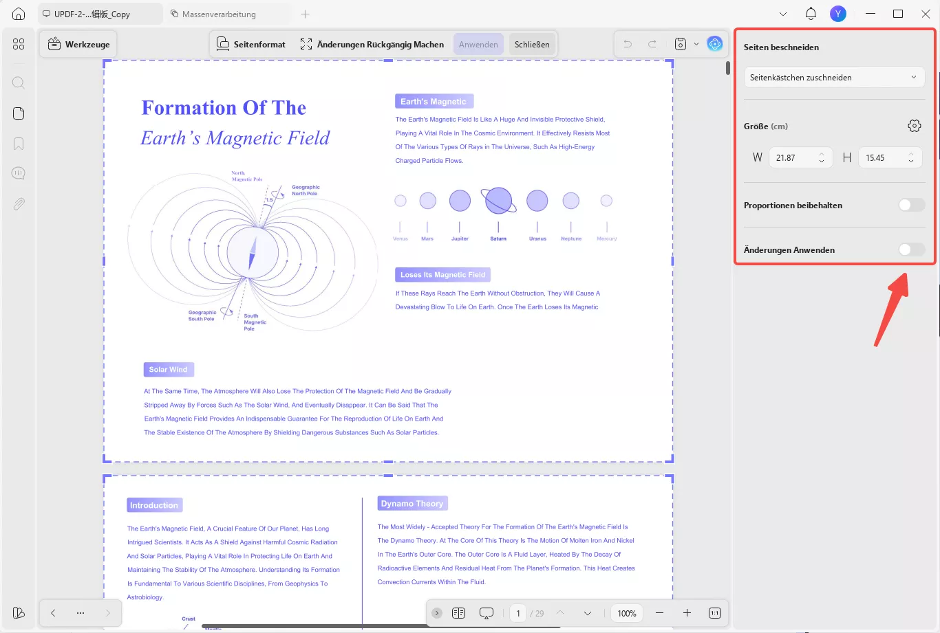 A4-PDF auf a5 zuschneiden