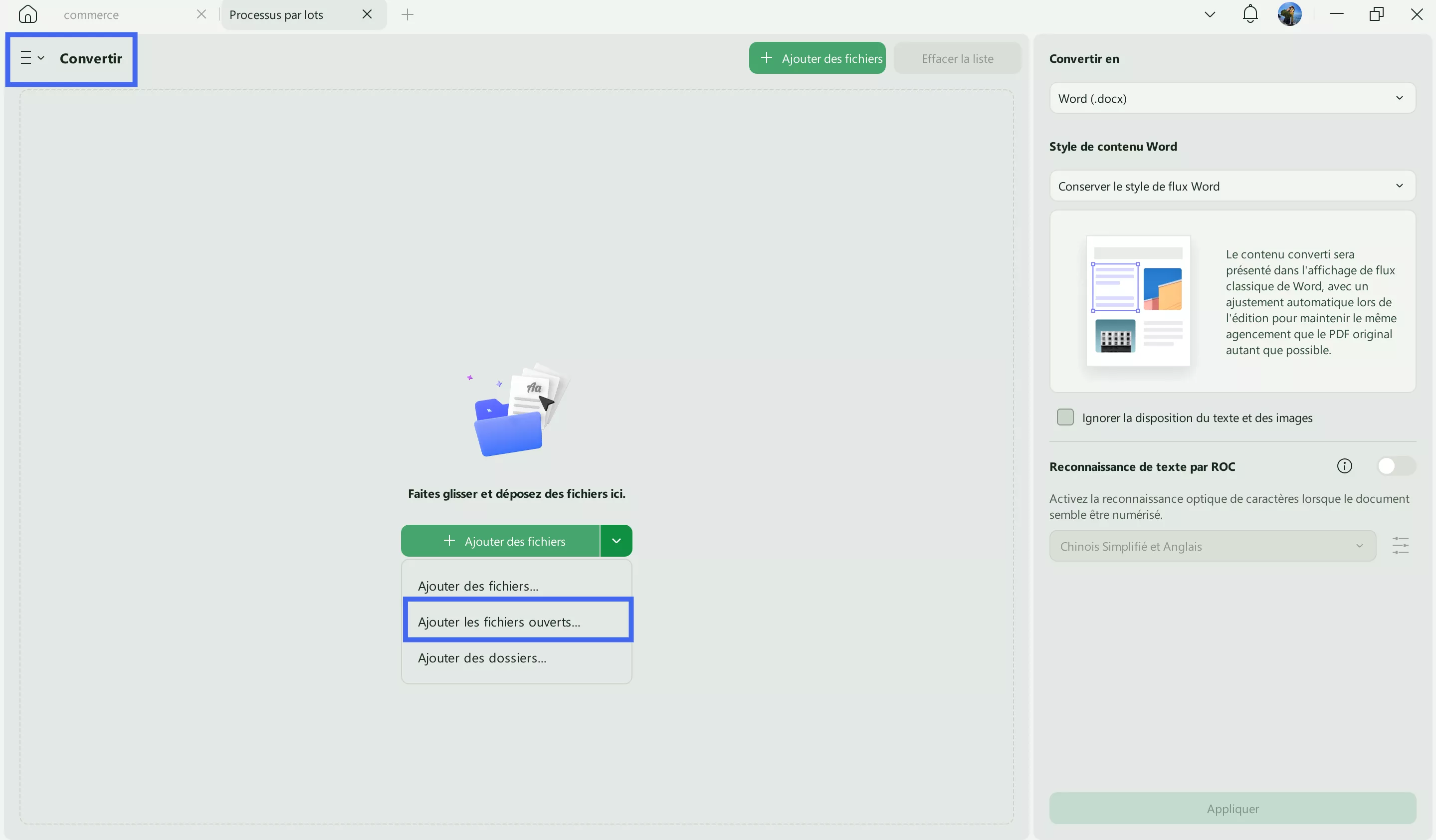 convertir excel en word par lots