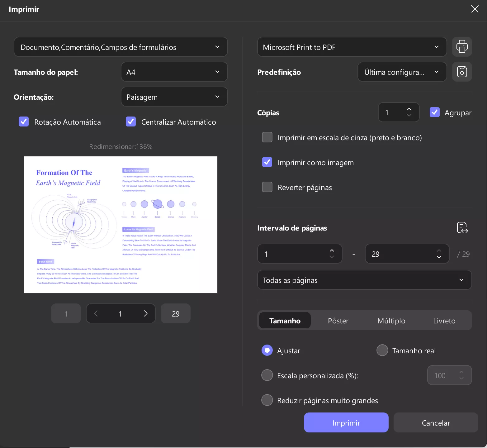 virar na borda longa ou curta