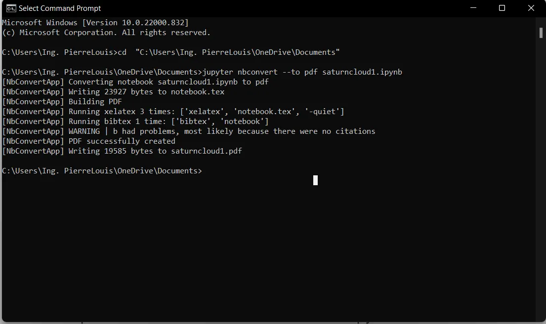 Converter Arquivos IPYNB para PDF