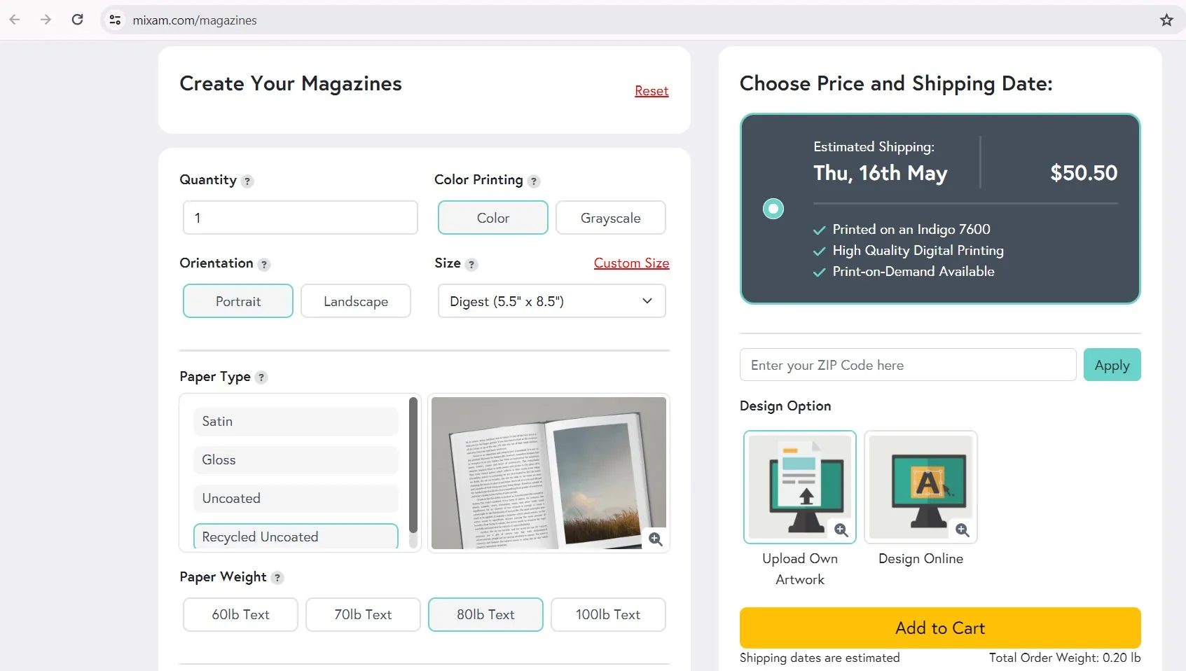 print magazine from pdf mixam
