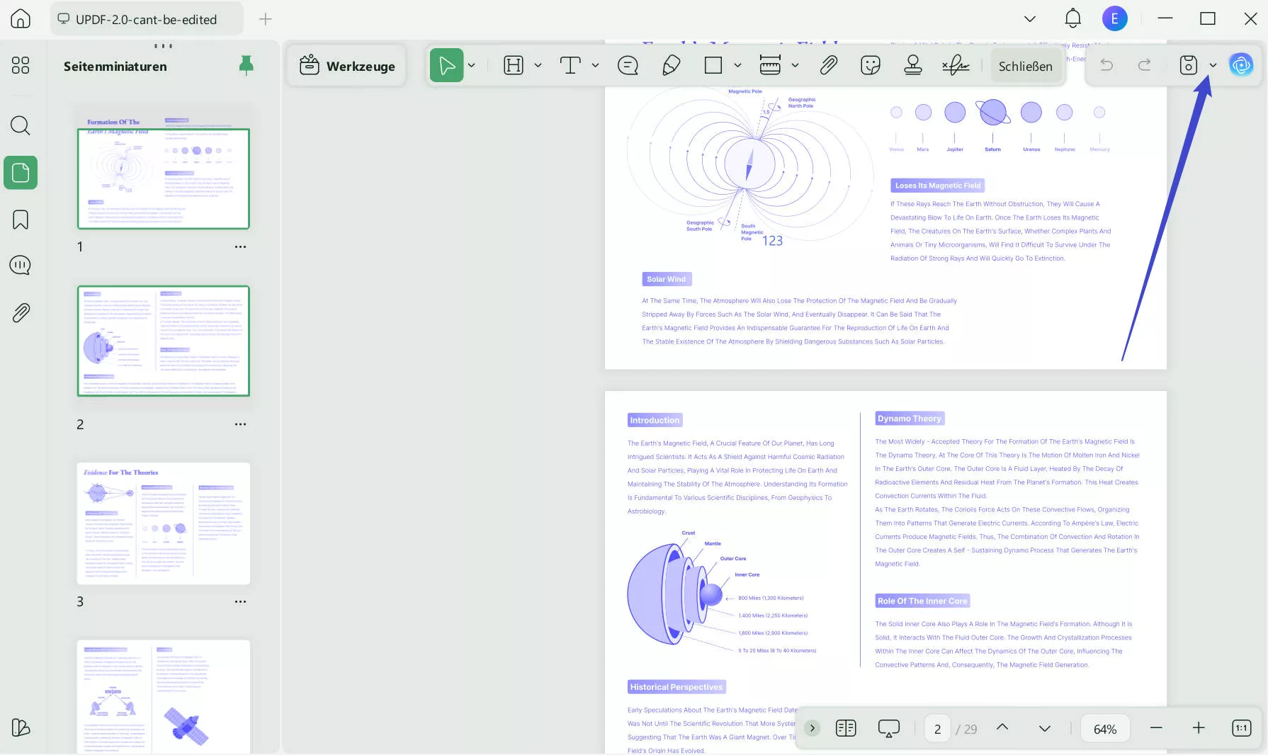 PDF umbenennen Klicken Sie auf Als andere speichern.