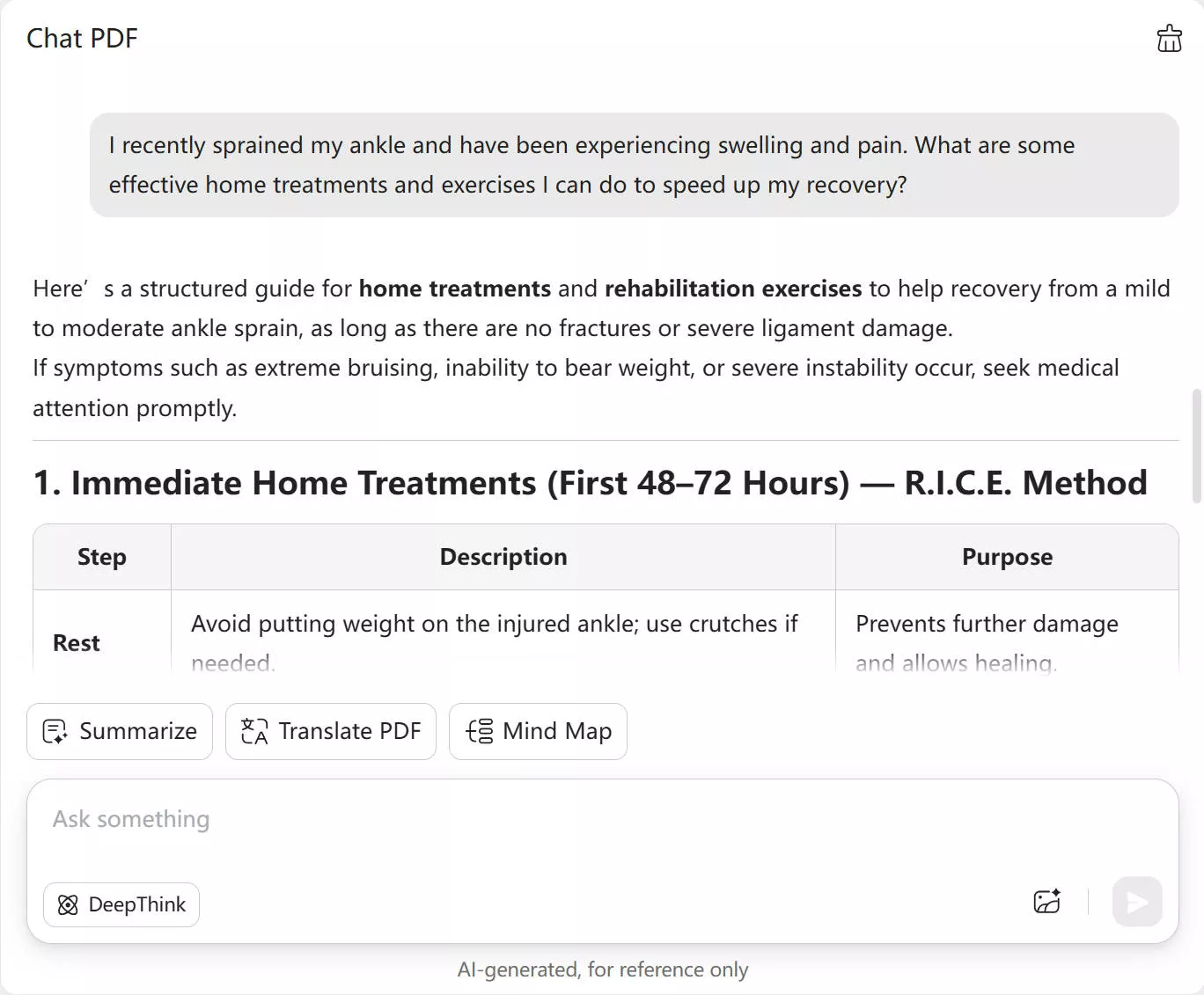 how is ai used in healthcare updf ai give suggestions