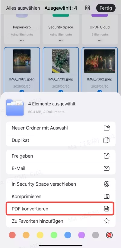 So führen Sie OCR auf dem iPhone durch: Öffnen Sie die Datei, um OCR auf dem iPhone mit UPDF durchzuführen