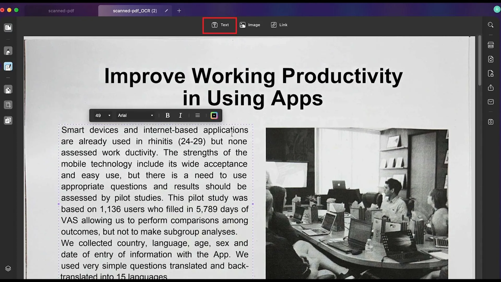 How to edit a downloaded PDF on Mac add text to downloaded scanned PDF on Mac with UPDF