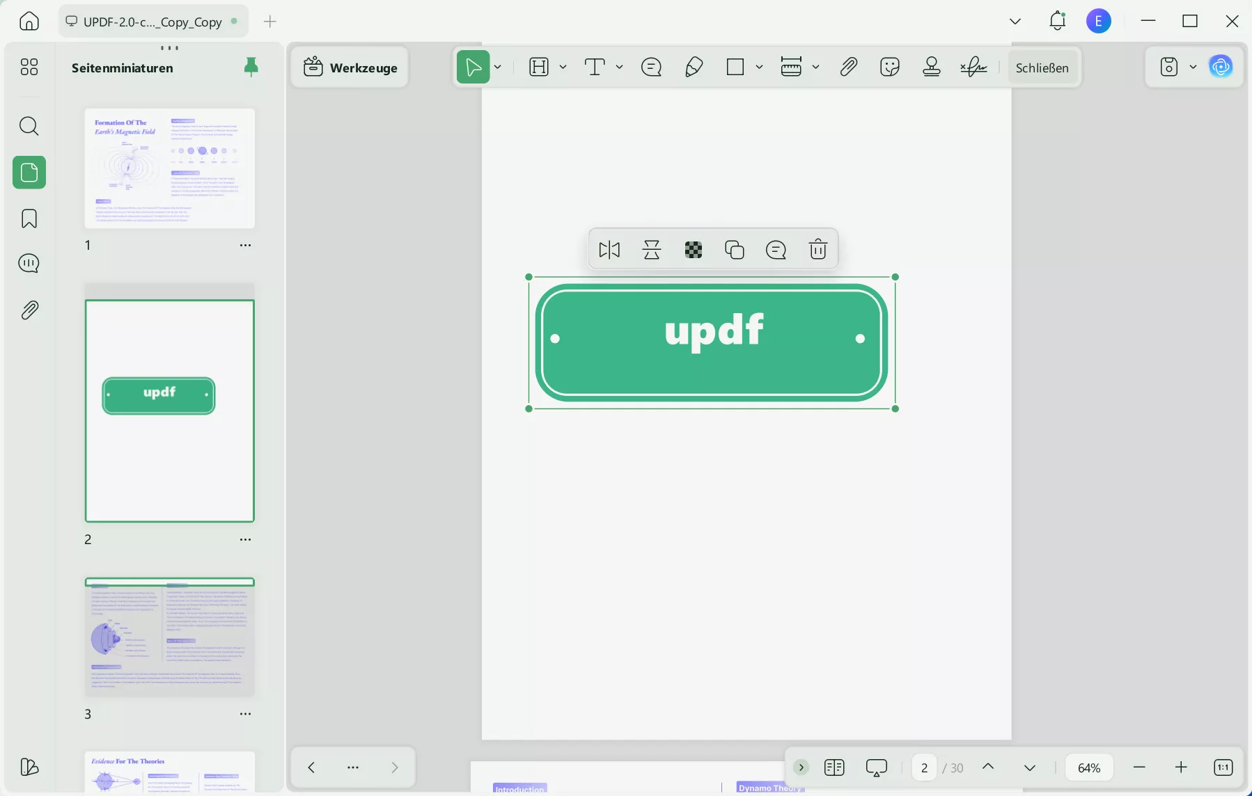 Stempel für PDF kopieren Bildstempel mit UPDF in PDF einfügen