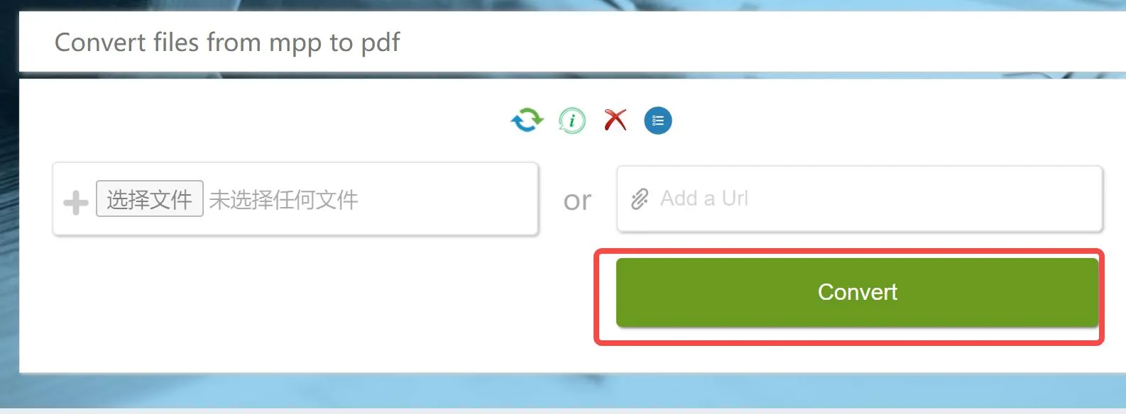 Conversor MPP para PDF