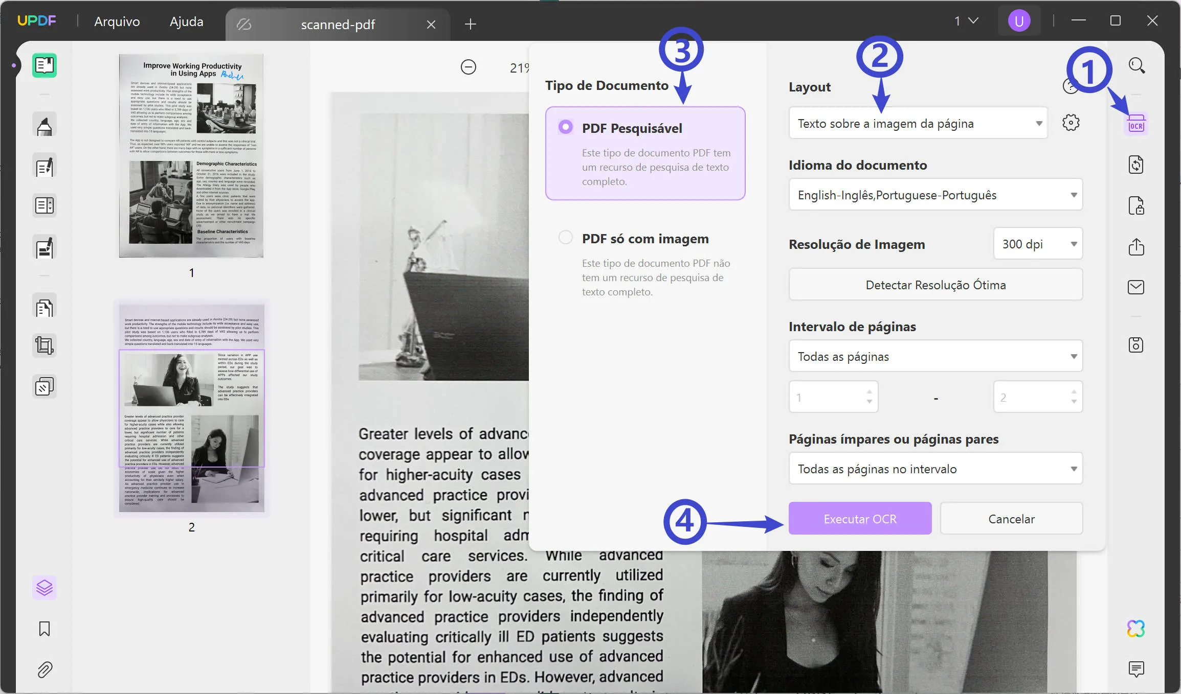 Editar Palavras em PDF