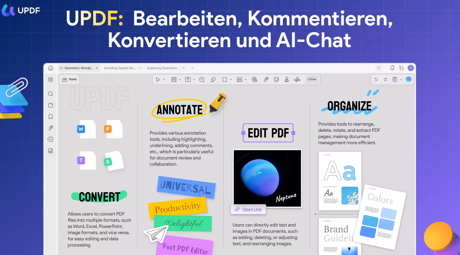 Konvertieren Sie PDF in PPT, ohne die Schriftart zu ändern. UPDF